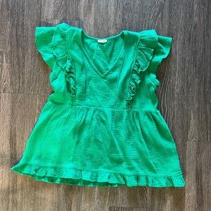 Green JODIFL Blouse